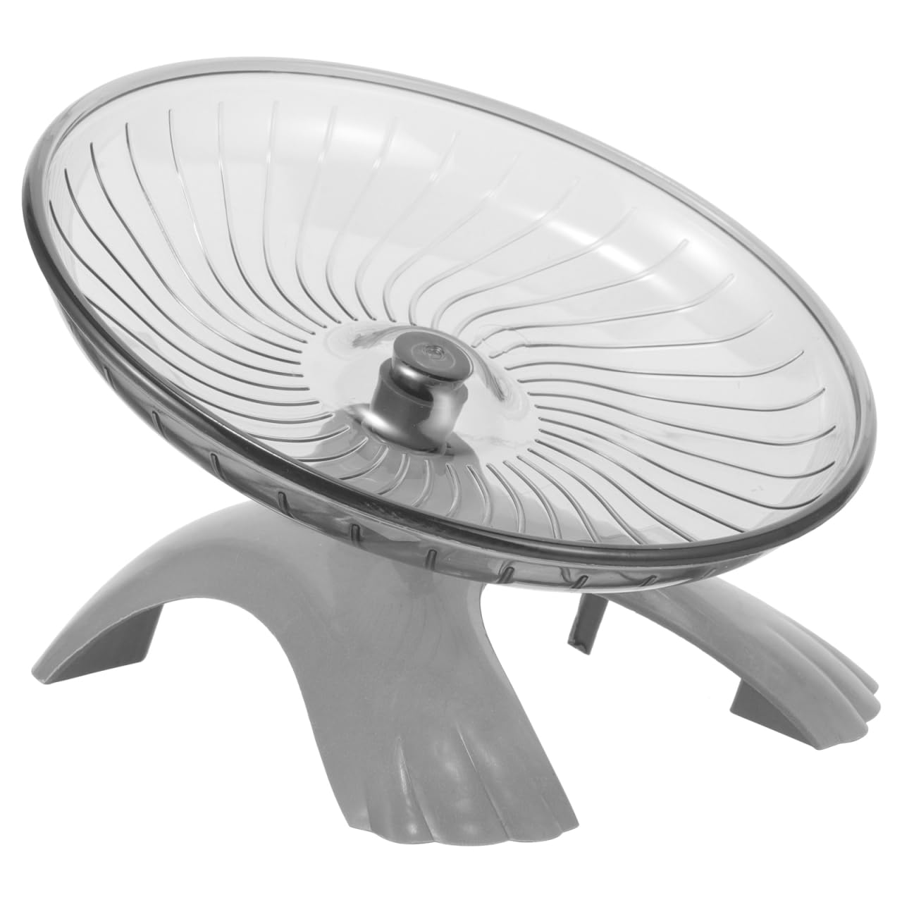 ibasenice Hamster Laufscheibe mit robustem Stahlachse, geräuscharm, fördert Gesundheit und Bewegung, perfektes Kleinnagetier-Spielzeug für Hamster und Mäuse, ideal für Heim und Büro