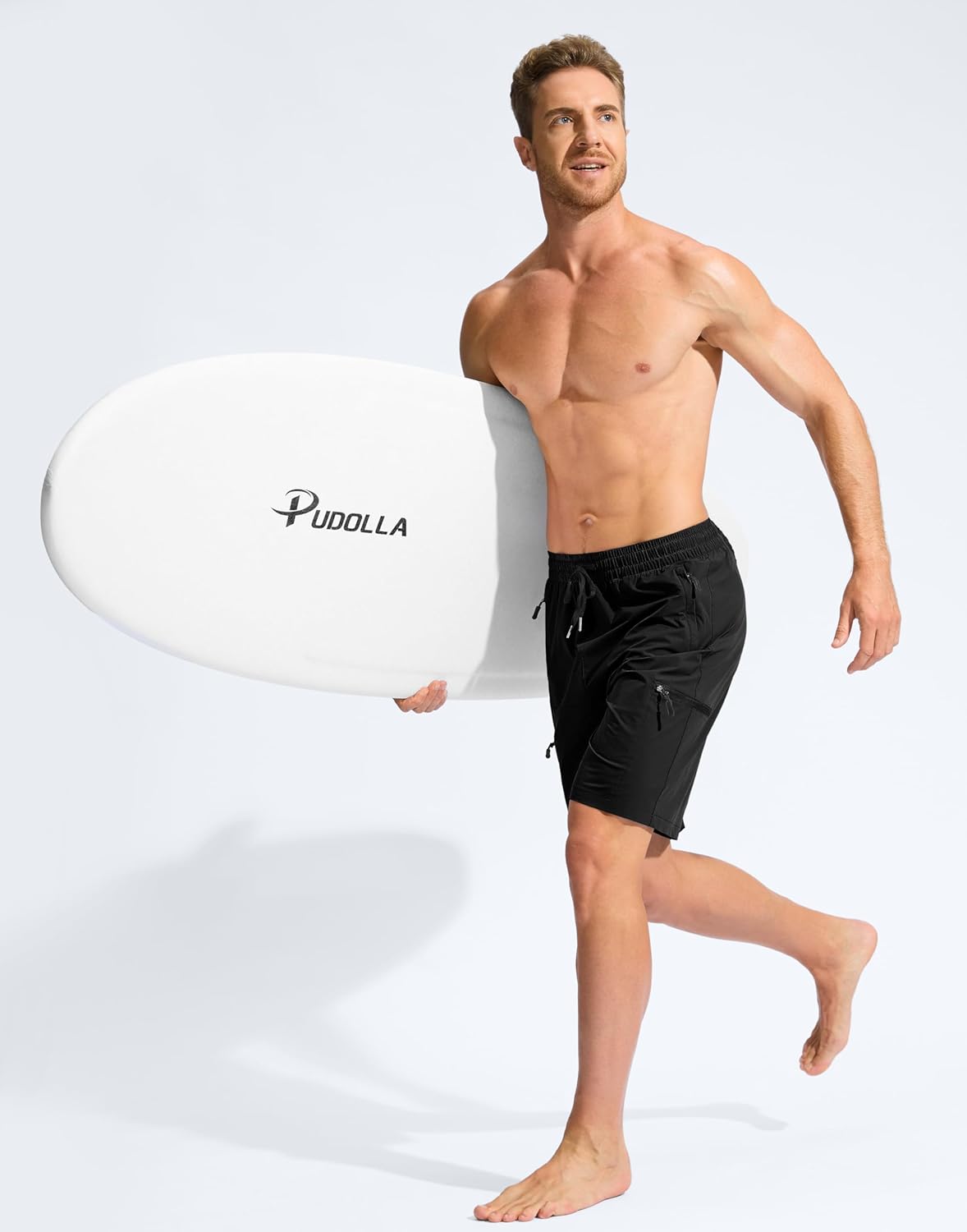 Men's Swim Trunks 9" Quick Dry Board Shorts with 4 Zipper Pockets Beach Shorts Bathing Suit Men - No Mesh Liner - Image 6