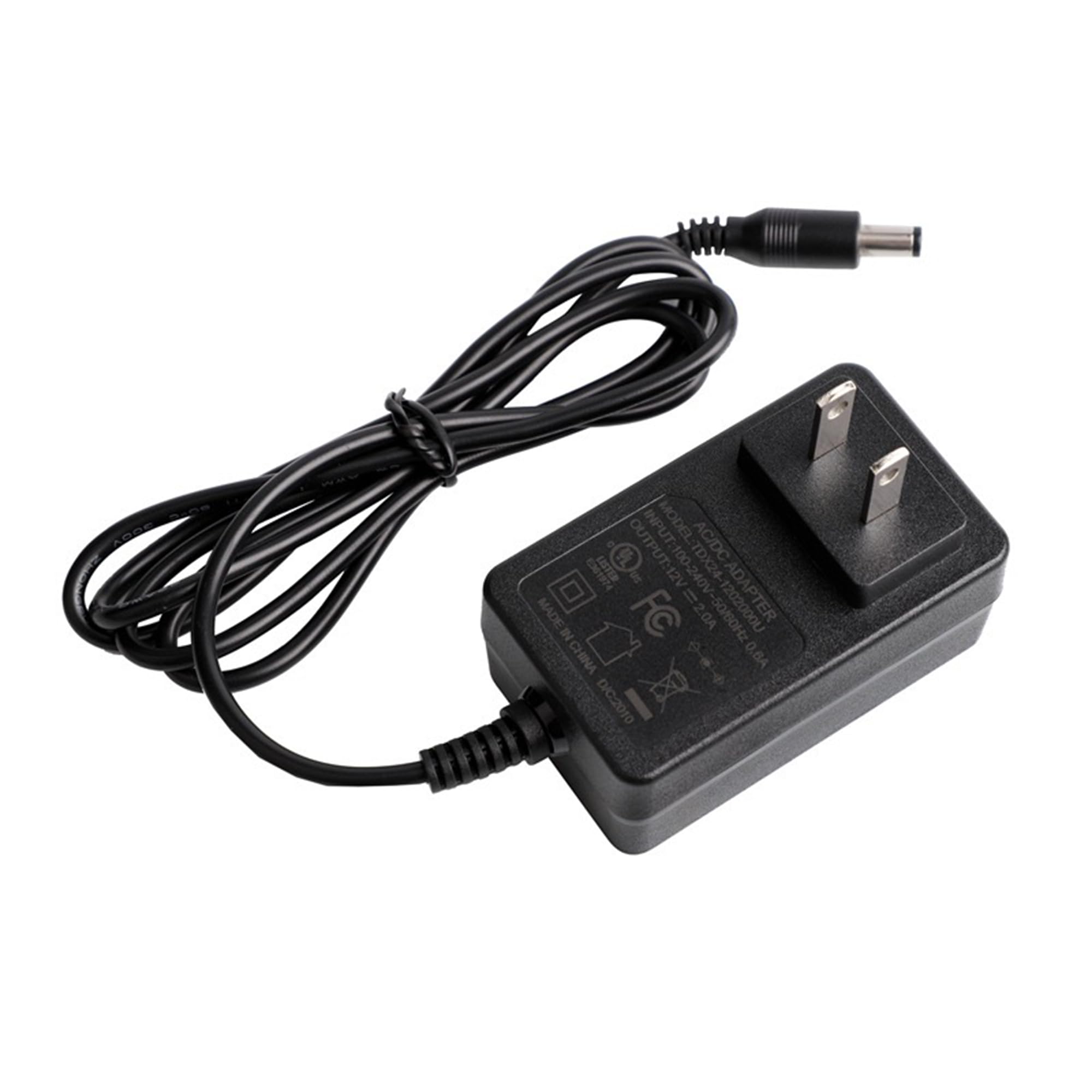 12V Adapter Power Cord for Audio Technica Turntables, Compatible with AT-LP60X, AT-LP120XUSB, AT-LP60X-BK, AT-LP60X-BW, AT-LP60XBT-RD, AT-LP60X,