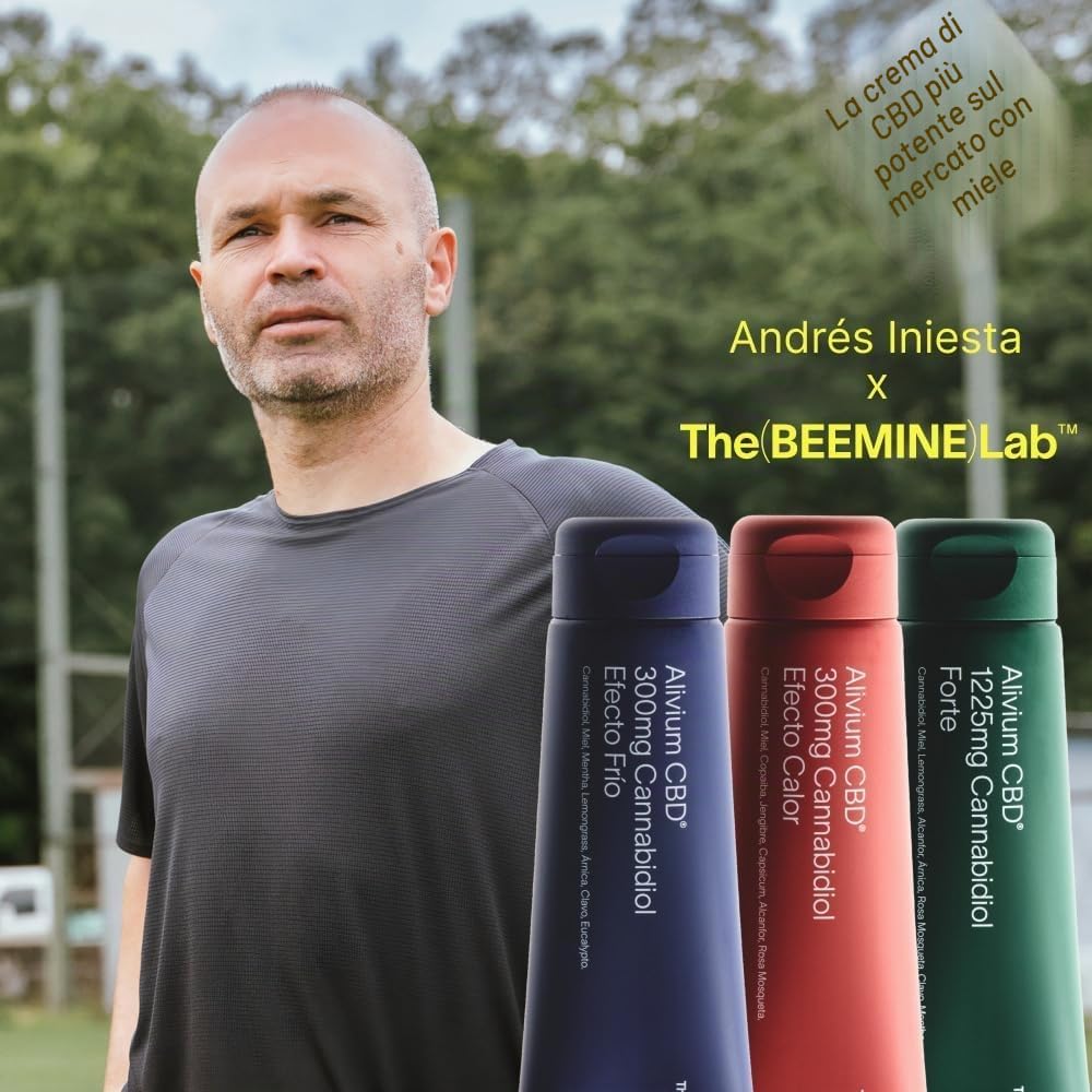 The Beemine Lab - ALIVIUM CBD Forte 250 ml - Crema per massaggi caldi e freddi - Muscoli e articolazioni - Schiena, regione lombare, muscoli, ginocchia, collo, spalle