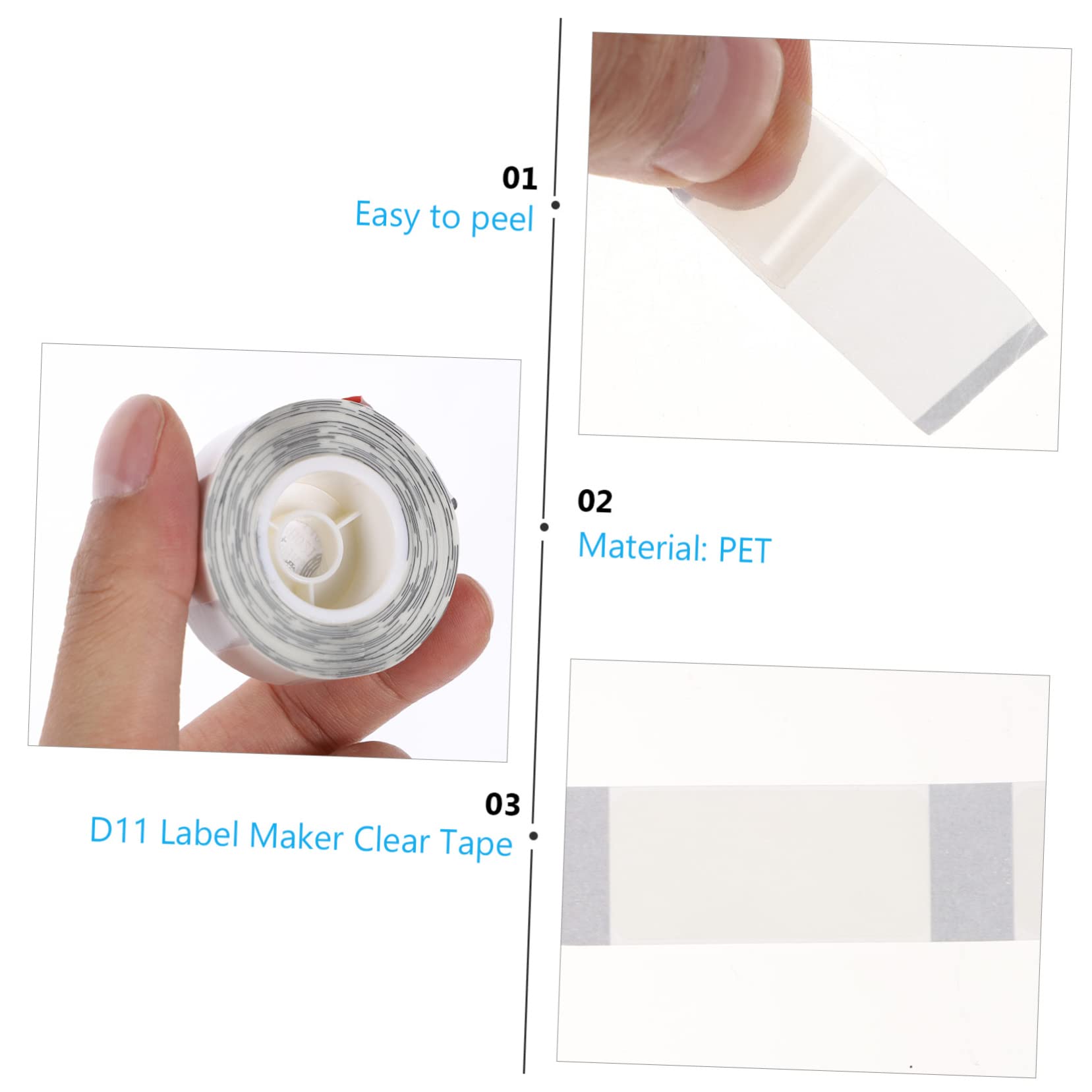 4rollen Transparentes Selbstklebendes Etikett Für Und Langlebig Für Beschriftungen Von Flaschen Boxen Und Dokumenten