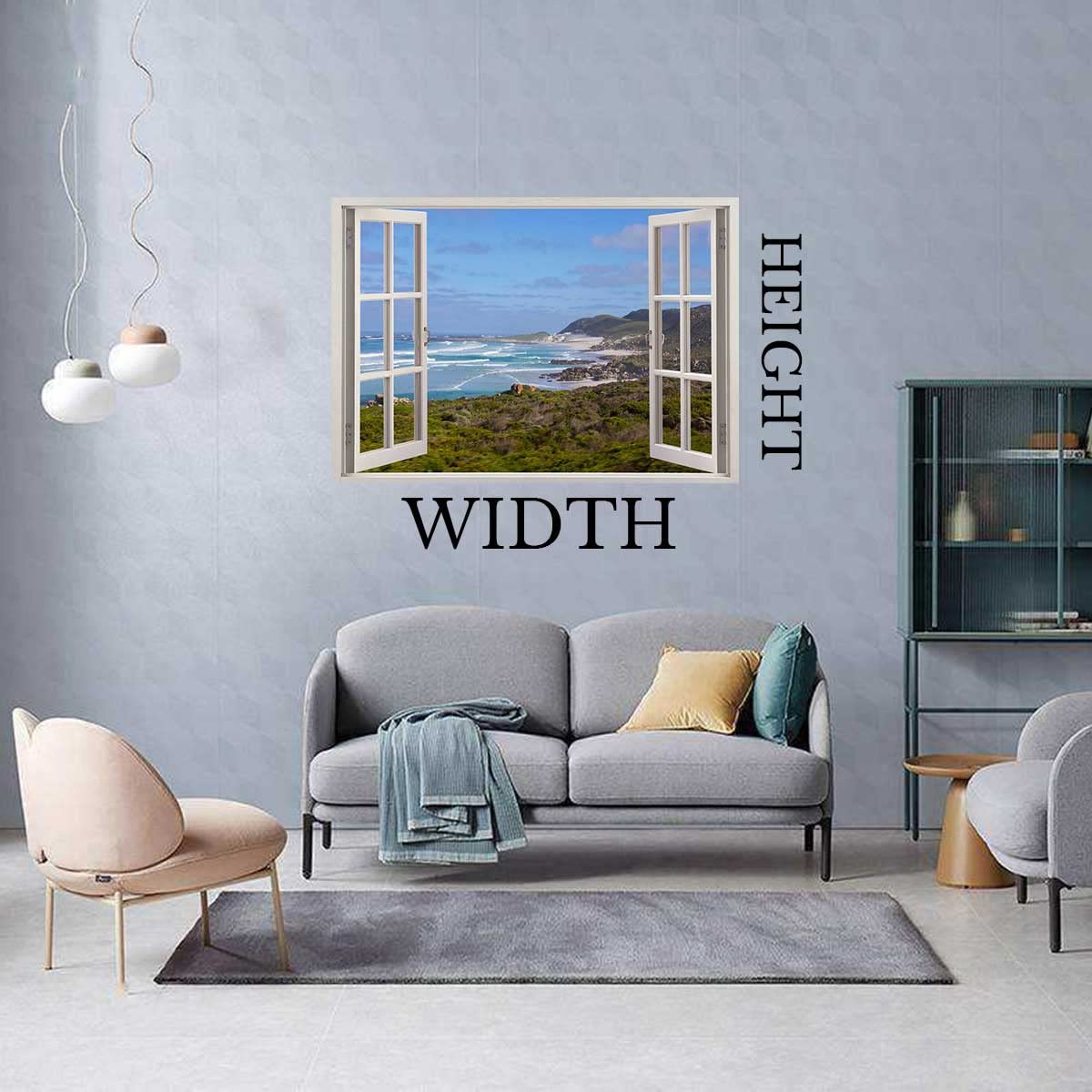 DIMEX LINE Adhesivo Decorativo Para Pared Trasera De Cocina Playa VACÍA
