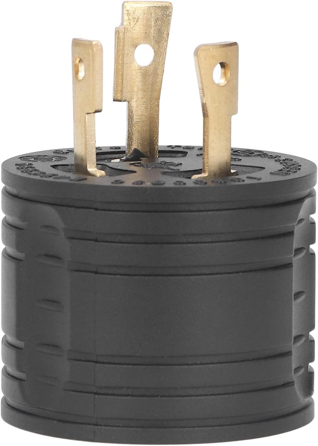 Locking Plug Connector, 3 Prong Twist Lock to 125V 30 Amp