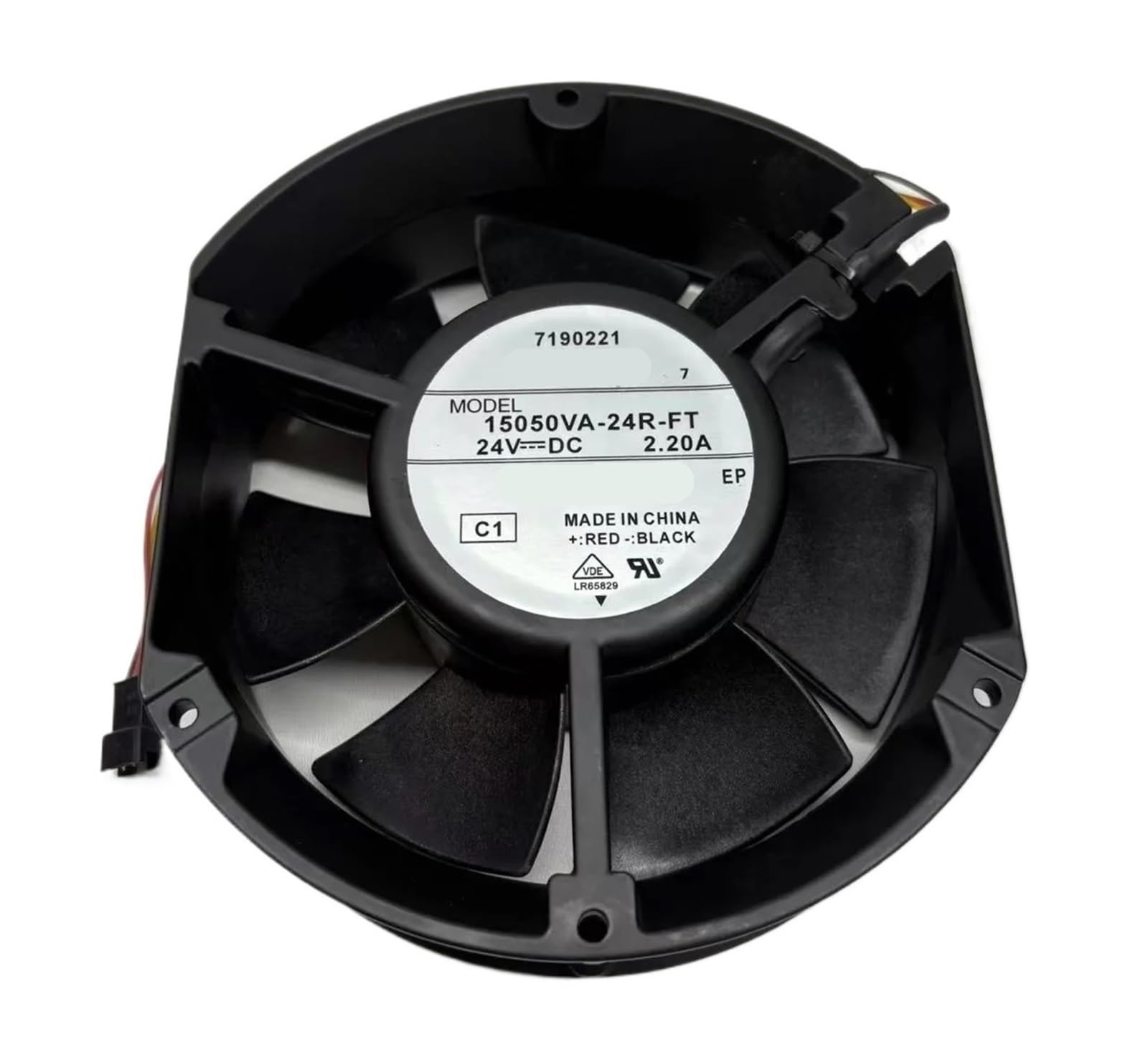 YMUGUEGH 15050VA-24R-FT 24V 2.2A 3-Wire Cooling Fan