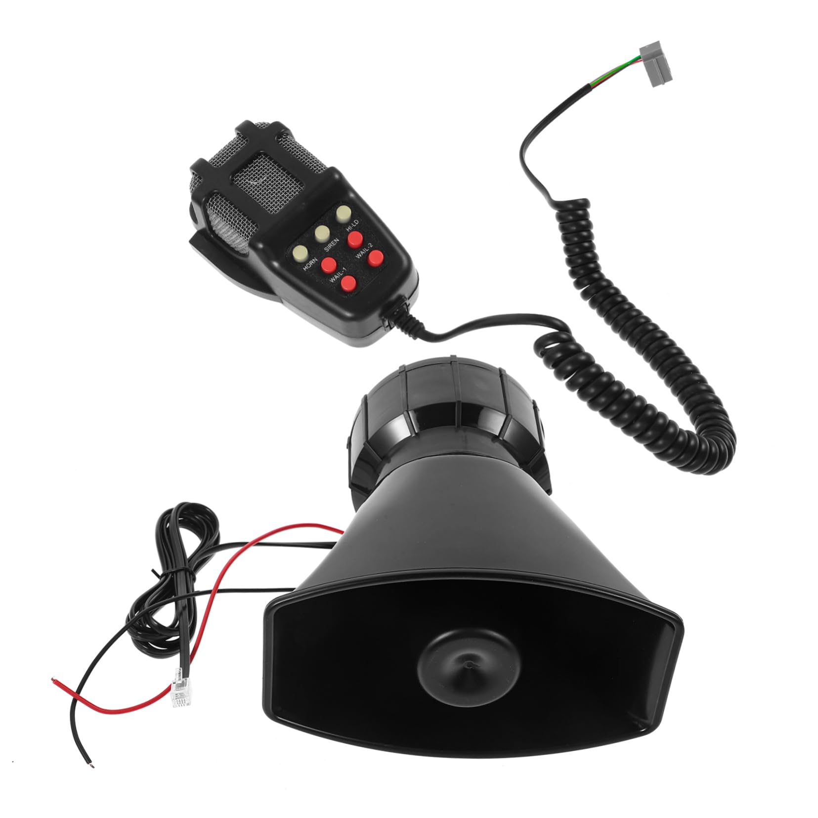 Mikinona 1 Zestaw system ów głośnik syreny Samochodowy alarm dźwiękowy Bezprzewodowy alarm samochodowy samochody głośniki zewnętrzne subwoofer zestaw do radia cb