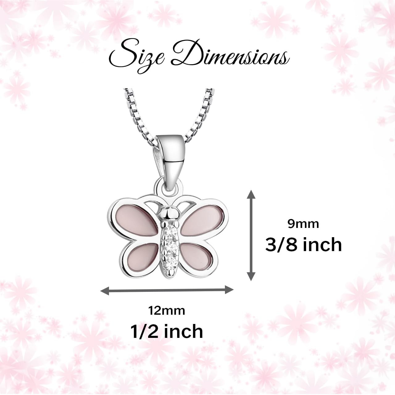 Cherished Moments 14K Gold-Plated or .925 Sterling Silver Pink Butterfly Earrings with CZ – Screw Back for Toddlers, Kids, Little Girls - Image 5