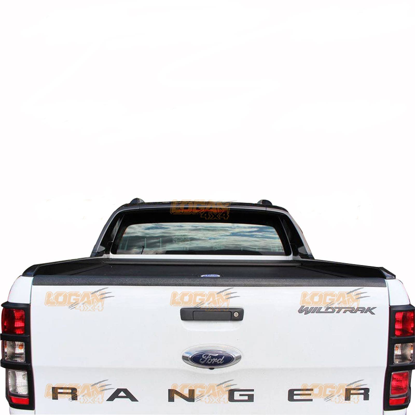 Striscia di Protezione per Portellone Posteriore per Ford Ranger 2012-2023 Wildtrak Limited Raptor Wolftrak XL XLT Protezione Paraurti Pickup