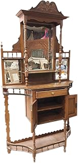 Mogul Interior Antique Vanity Cabinet Rustic Chest Indian Furniture Indian 18c