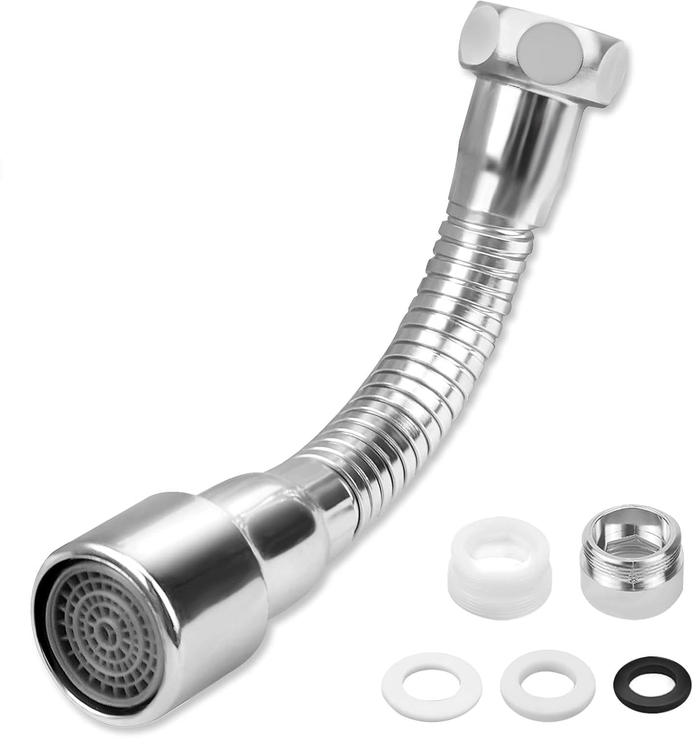Fortunix 20 cm Tap Spray Head Extension, Faucet Extender for Kitchen Sink