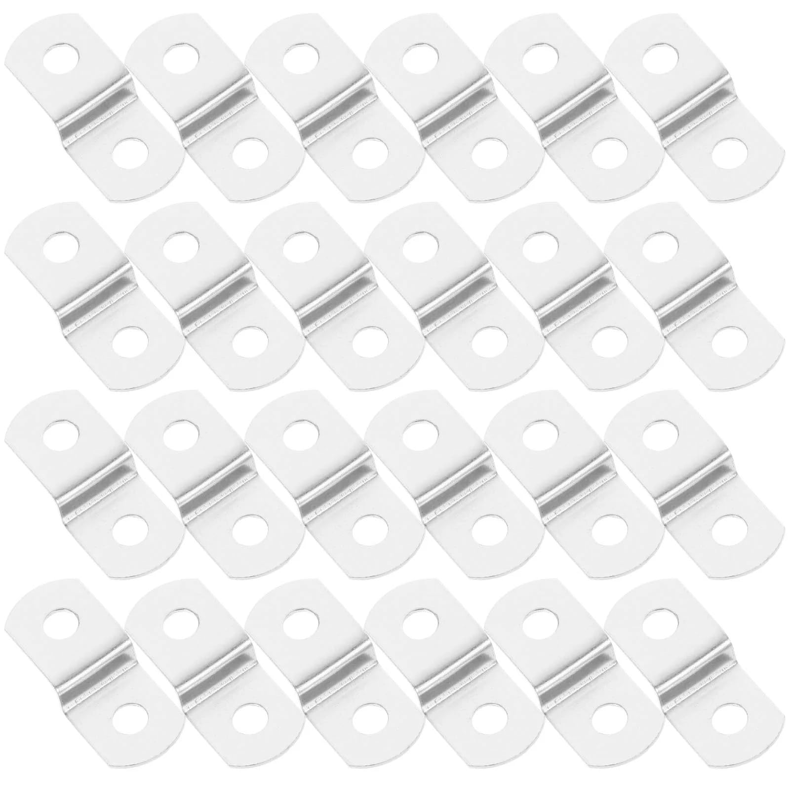 Offset Canvas Clips 240Pcs Stainless Steel Corner Code Fixed Clips Photo Frame Back Connectors Mirror Connectors Cabinet Connectors
