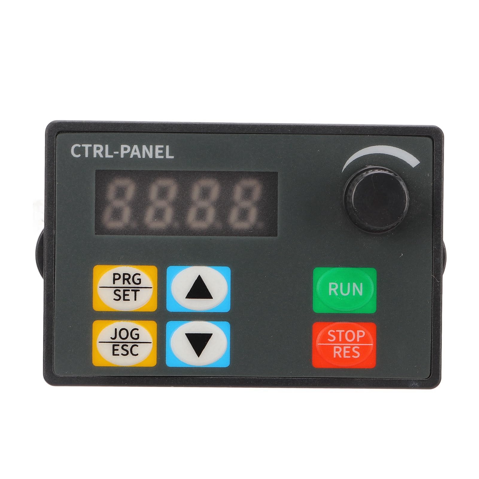 Variador de Frecuencia ABS Convertidor de Frecuencia Trifásico 340 a 440 V Entrada 0 a 440 V Salida Placa Base SMD Pantalla Digital Ventilador de Enfriamiento para Talleres de Control de (1,5