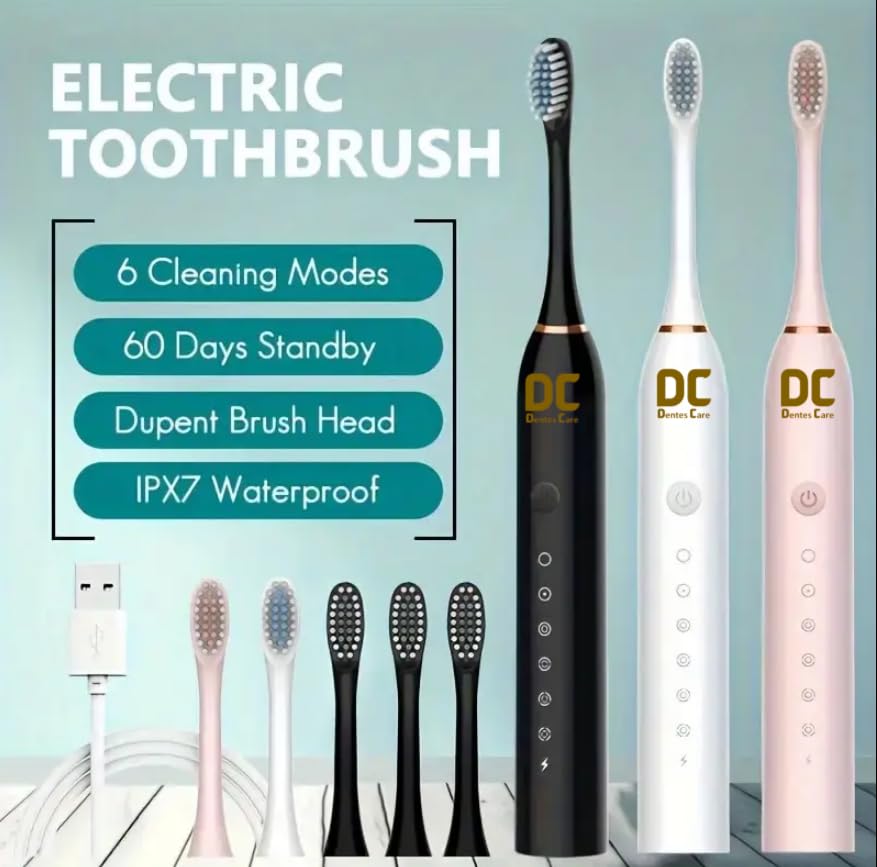 Dentes Care Sonic Electric Tootbrush (Pastel Pink, Adult) 6 61HFvzuhv6L