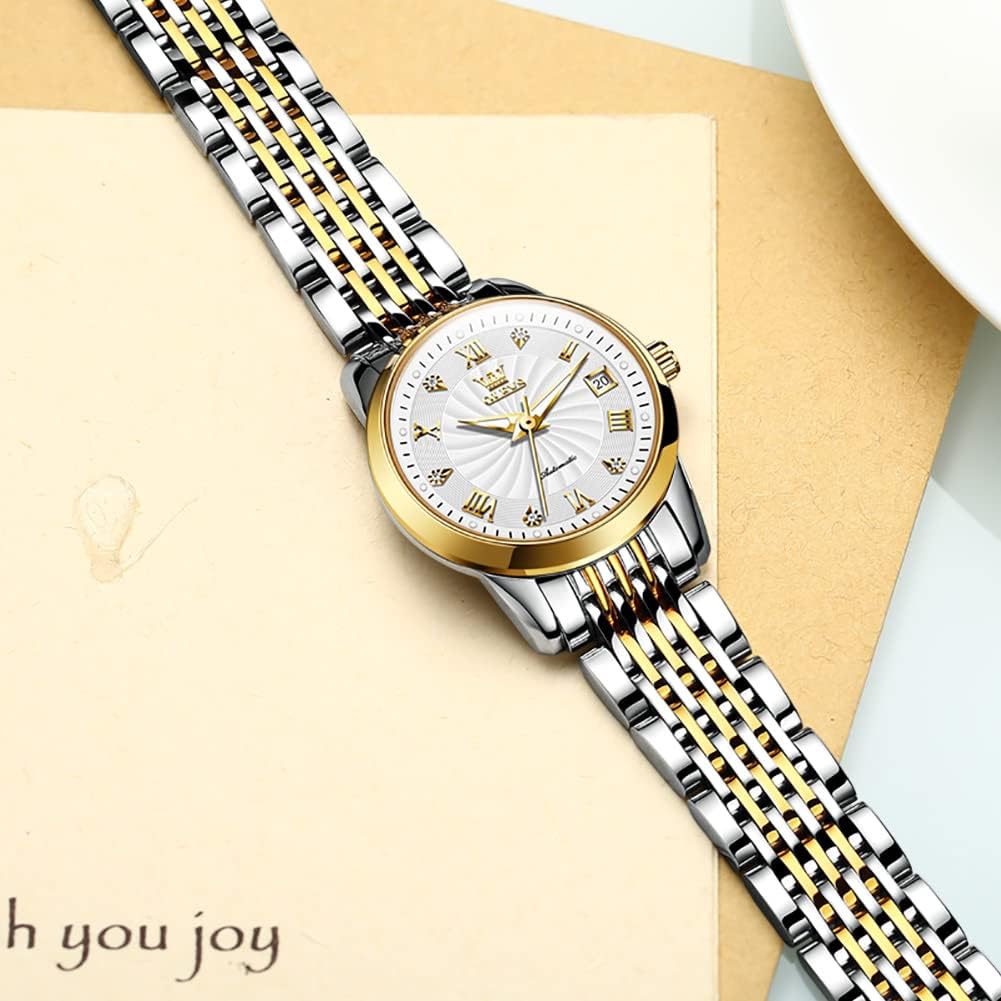 OLEVS Womens Automatic Watch Diamond Fashion Luxury Dress - Image 4