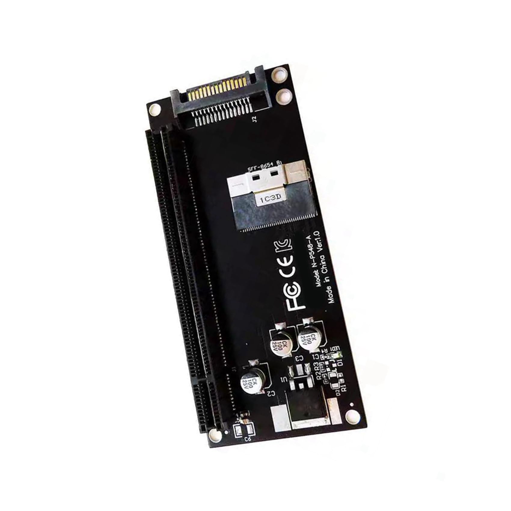 Adattatore PCIe 4.0 compatibile Espansione SFF-8654
