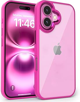 Amazon.com: Gatita for iPhone 16 Case Pink Clear Color, Women