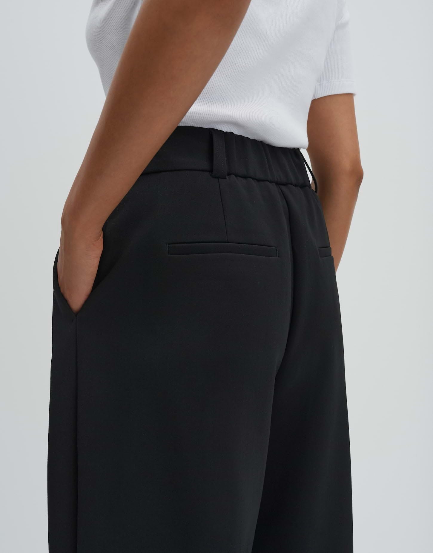 someday Damen City Pants | Catsby Barrel verkürzte City Pants mit Komfortbund