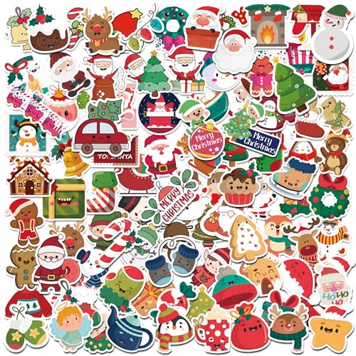 Stocking Stuffers for Kids, 100PCS Christmas Stickers, Xmas Games Crafts - image 7