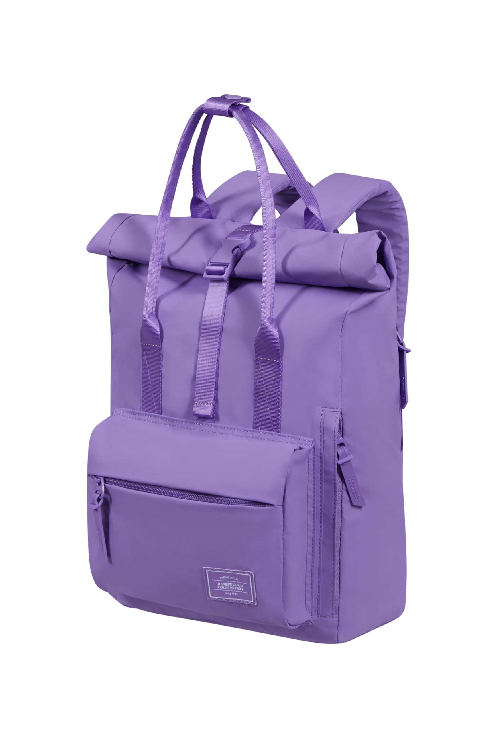 American Tourister Urban Groove UG16 Puff - Women's Backpack with Hidden Back Pocket, Casual Backpack for Everyday Use, 17L, Lila Pulse