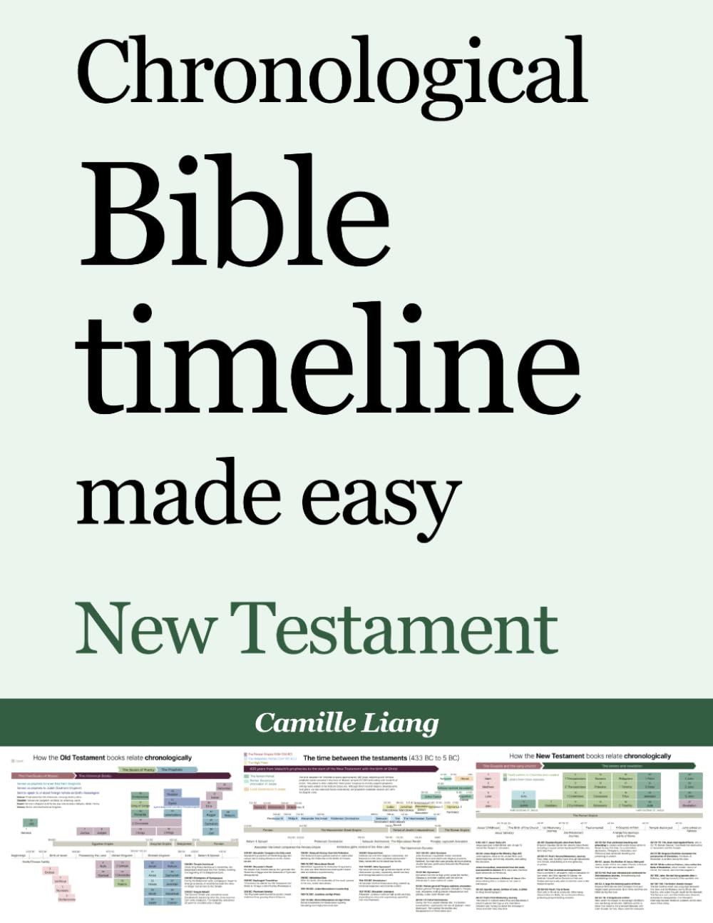 New Testament Bible Timeline: Chronological Bible study guide. Including 4 timelines from the Gospels to Revelation: Visualize the complete story of ... timelines from the Gospels through Revelation