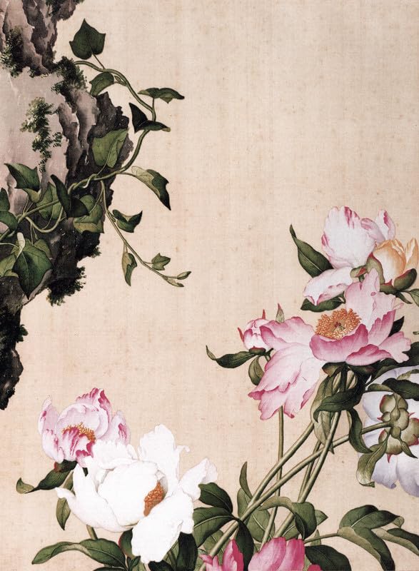 Bristlegrass Wooden Jigsaw Puzzles 1000 Pieces Chinese Qing Dynasty Master Giuseppe Castiglione Masterpieces of Art Chinese Peony Gifts Art Collectibles Decorative Painting Puzzles (1000 pcs) — image 1