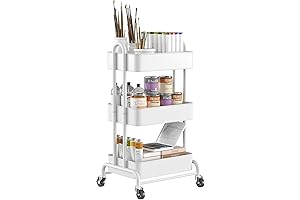 3 Tier Metal Utility Cart