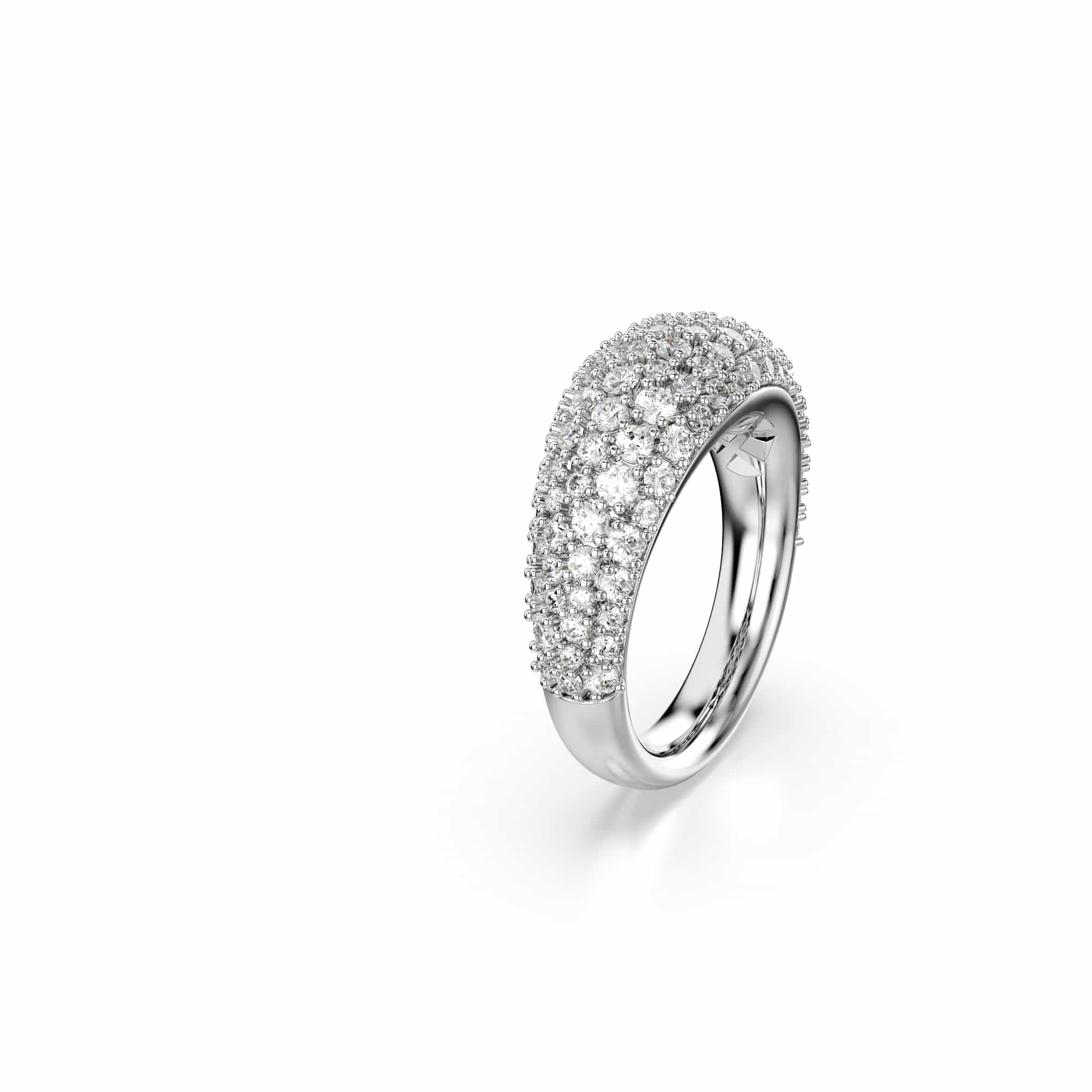 Swarovski Sublima Colección anillo, blanco, chapado en rodio
