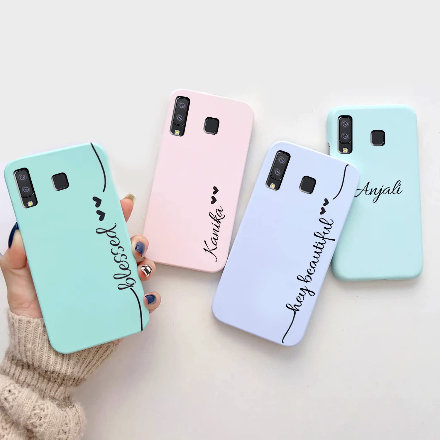 COLORflow Back Cover case Compatible with Samsung A8 Star / A9 Star | Solid Color Customized Back Cover Compatible with Samsung Galaxy A8 Star / A9 Star