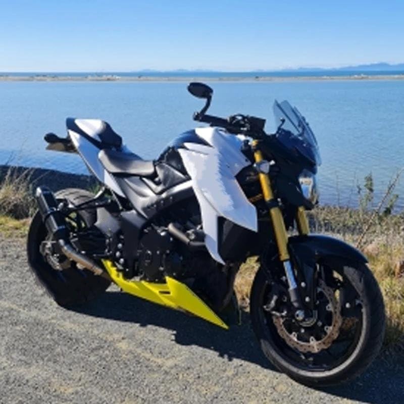 限定！SICOTTON スズキ GSX-S750 GSR750 BK750 スリップオンミドルチューブリンクパイプオートバイの排気マフラー