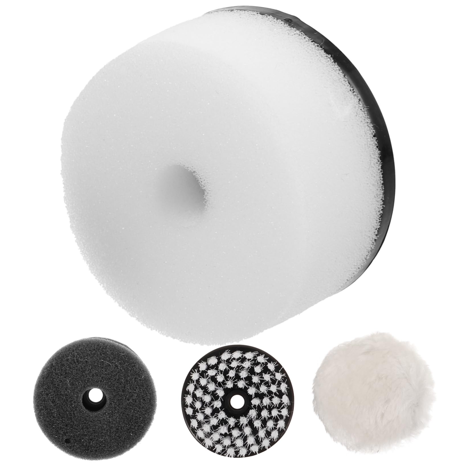 minkissy Cepillo para Pulir Juego De Cepillos para Quitar El Polvo Almohadillas para Pulir Pulidores para Limpieza Aplicador Abrillantador De Zapatos Limpiador 4 Piezas x 4