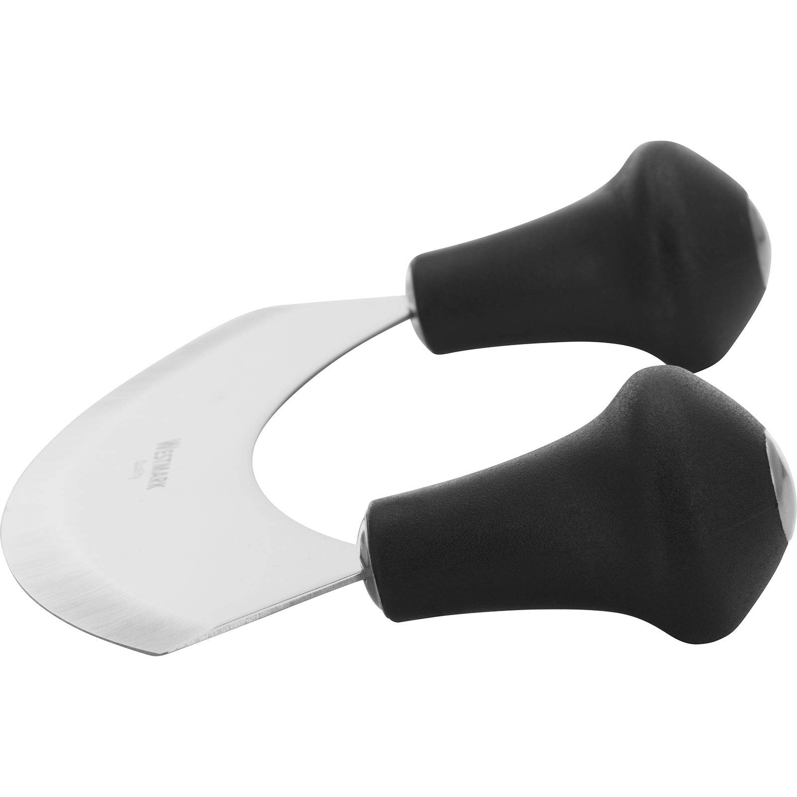 Westmark Nóż do siekania ziół, Z 1 ostrzem, Długość: 17 cm, Stal nierdzewna/tworzywo sztuczne, Srebrny/Czarny, 12932270