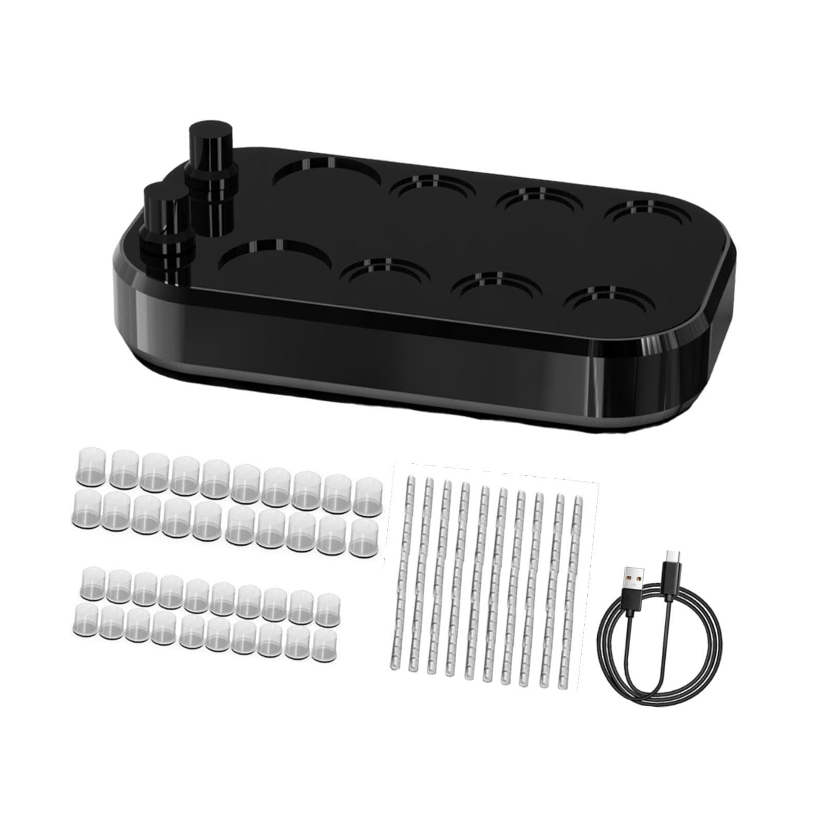 MERIGLARE Mezclador de tinta Agitador de tinta Fácil de usar Mini vaso de tinta Mezcla de pintura para laboratorio para salones de esmalte de