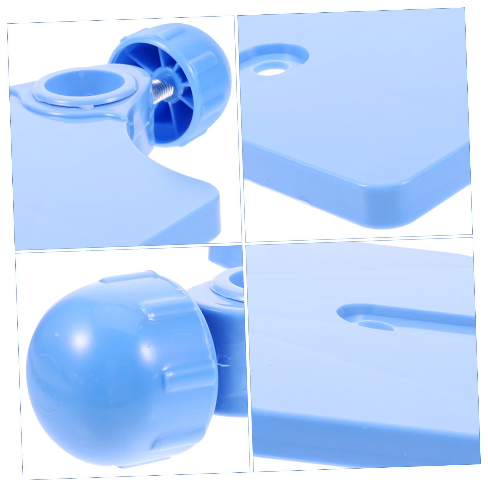 FOMIYES 5pcs Hospital Grade Infusion Stand Tray Plastic Storage Plate Drip Supplies Holder Easy Install