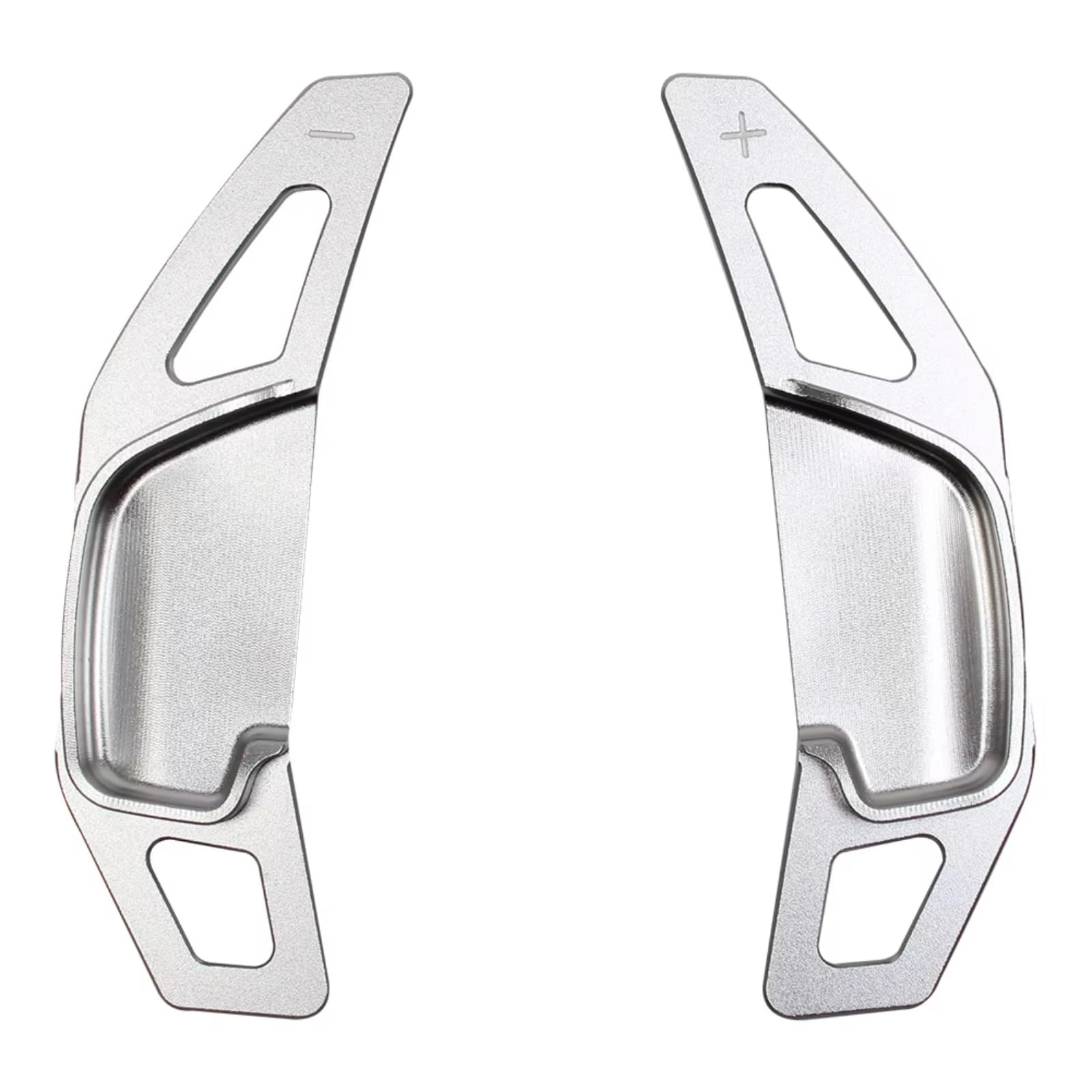 Ztguioq Silver Paddle Shifter Extensions Compatible With Toyota For Rav4 2013-2017 For Camry 2012-2017 For Corolla 2013-2018 Car Steering Wheel Shift Paddle Extension 2Pcs(Silver)