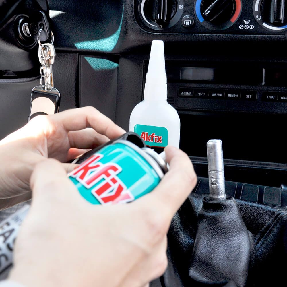 Pegamento superglue, pegamento para madera, pegamento CA, superpegamento para madera, 5 unidades (50 g de pegamento + activador de 200 ml)