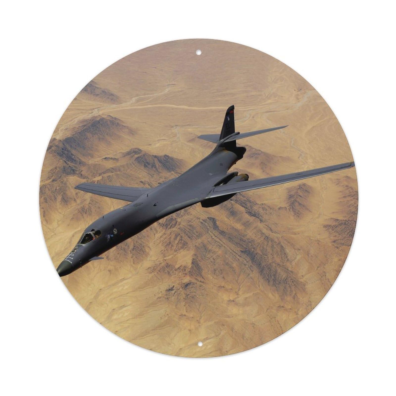 Olyhtr 8X8inch Classic Style B-1B Lancer Bomber Aircraft Military Aviation Vintage Metal Tin Sign
