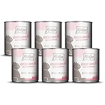 MjAMjAM – cibo umido premium per gatti – deliziosi gamberetti su pollo succoso, confezione da 6 (6 x 800 g), senza cereali con carne extra