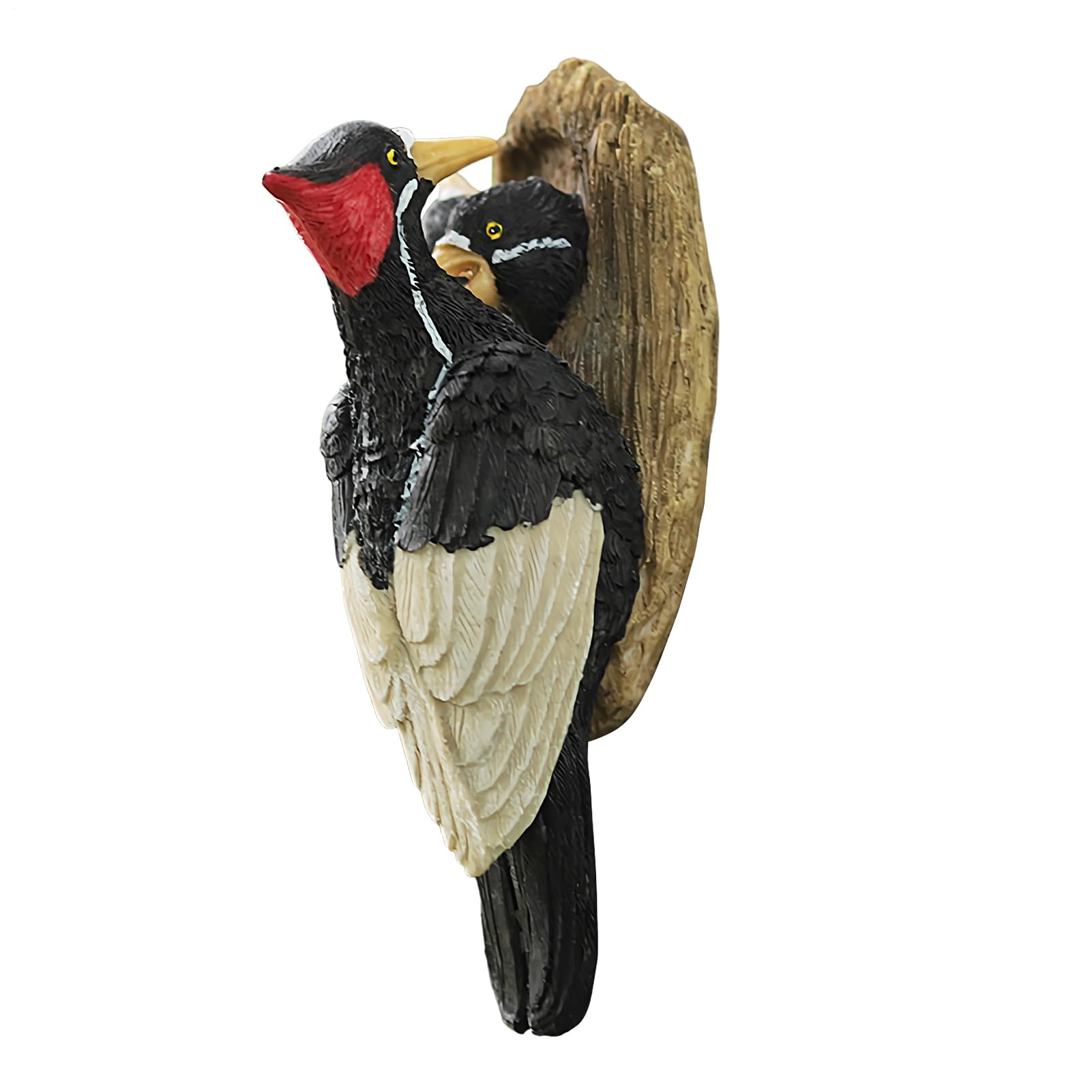 Sculpture d'oiseau de jardin en résine pour animer vos arbres