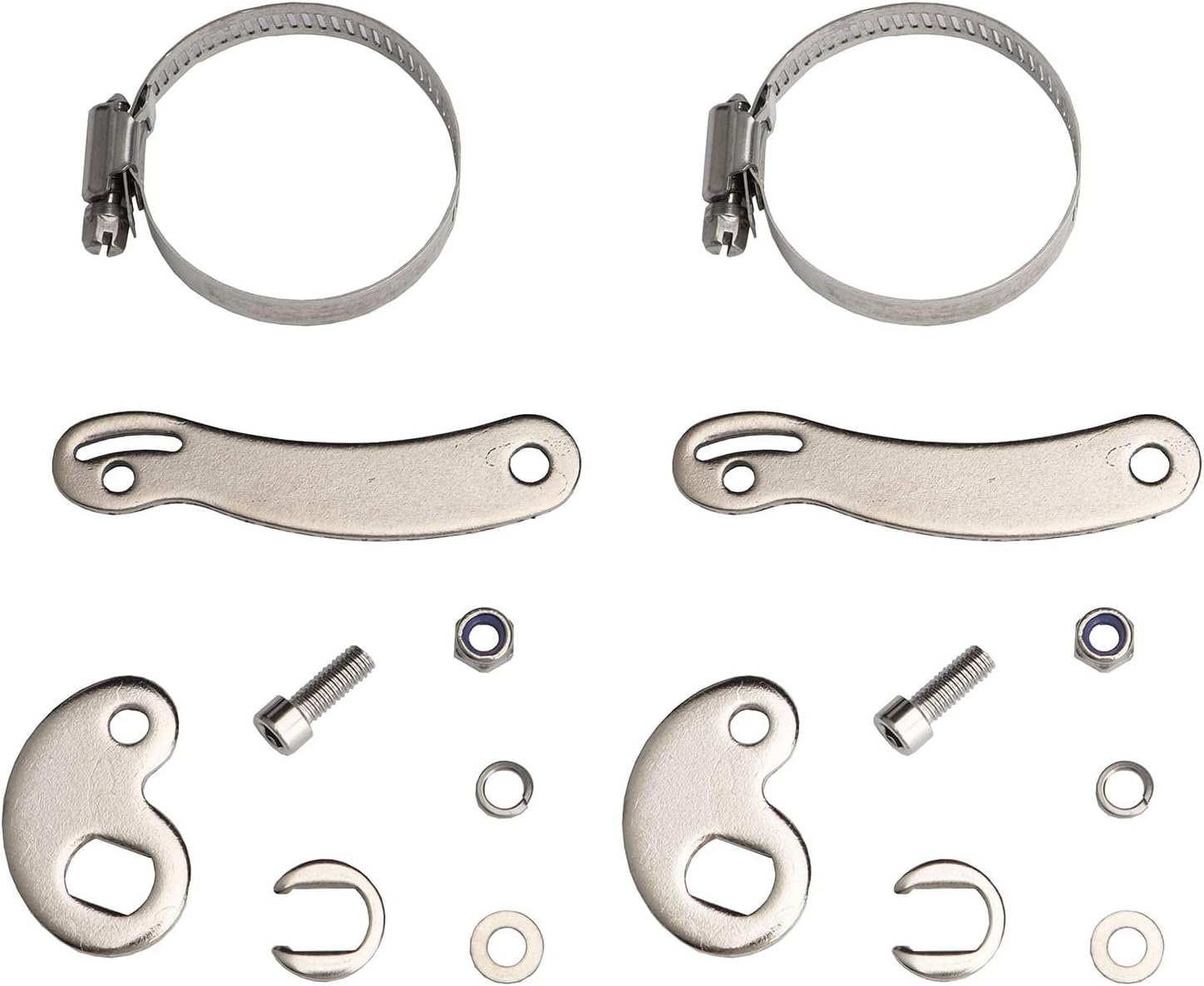 LGEGE Universal Torque Arm Conversion Kit 2 Sets, Compatible with Most Electric Bicycle, Protective Accessories for e-Bike Front or Rear Hub Motors