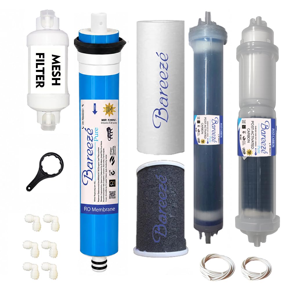 Bareeze Pure Filter Service Kit Compatible with Pureit Vital Max RO+UV+MP Water Purifier-image-26