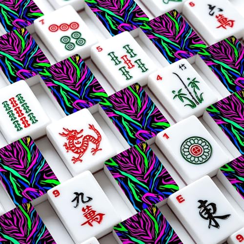 Juego de Mesa American Mahjong Set de 166 Fichas Acrílicas miniatura 4