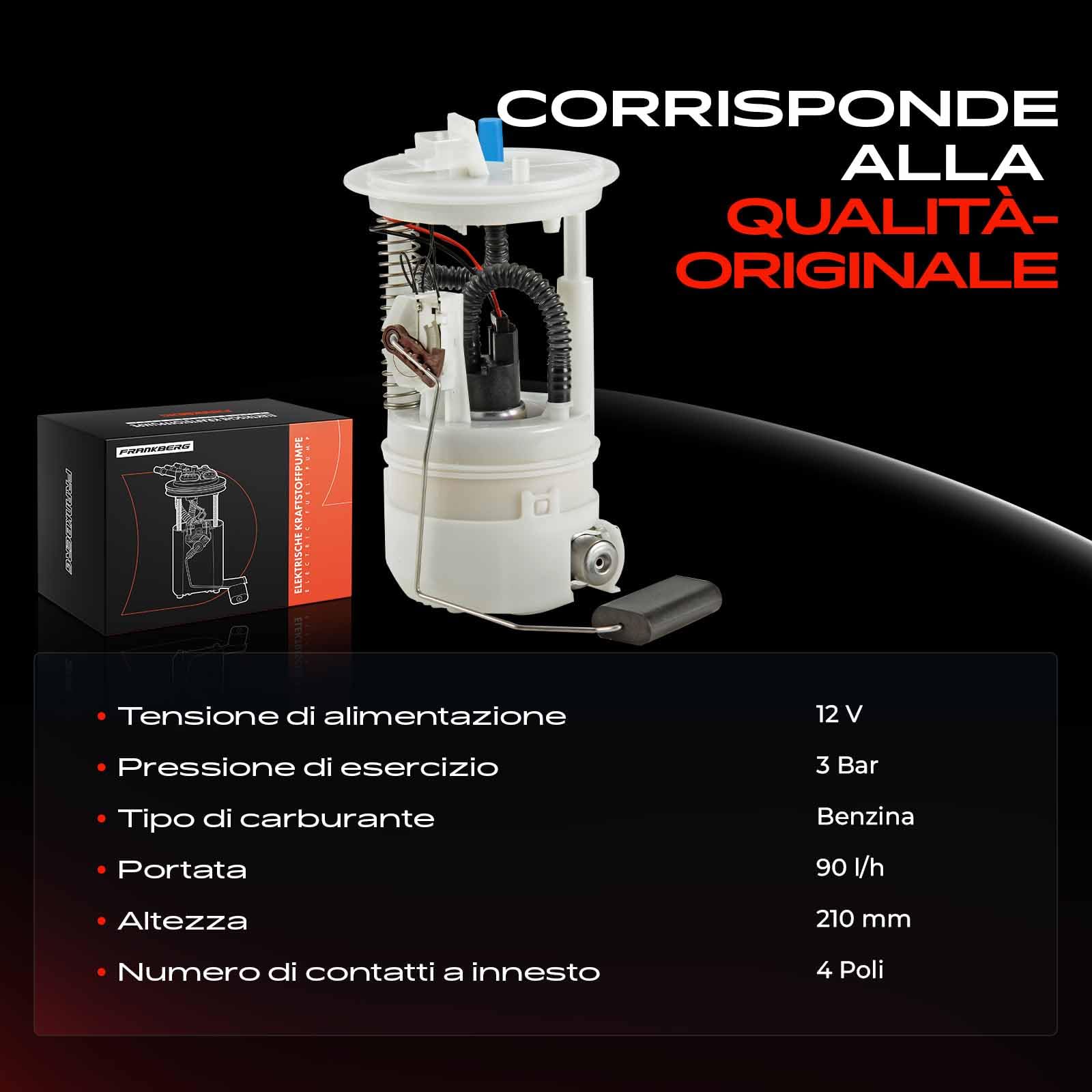 Pompa Carburante Benzina per 147 937 1.6L 2.0L 3.2L Benzina 2002-2010 51700804