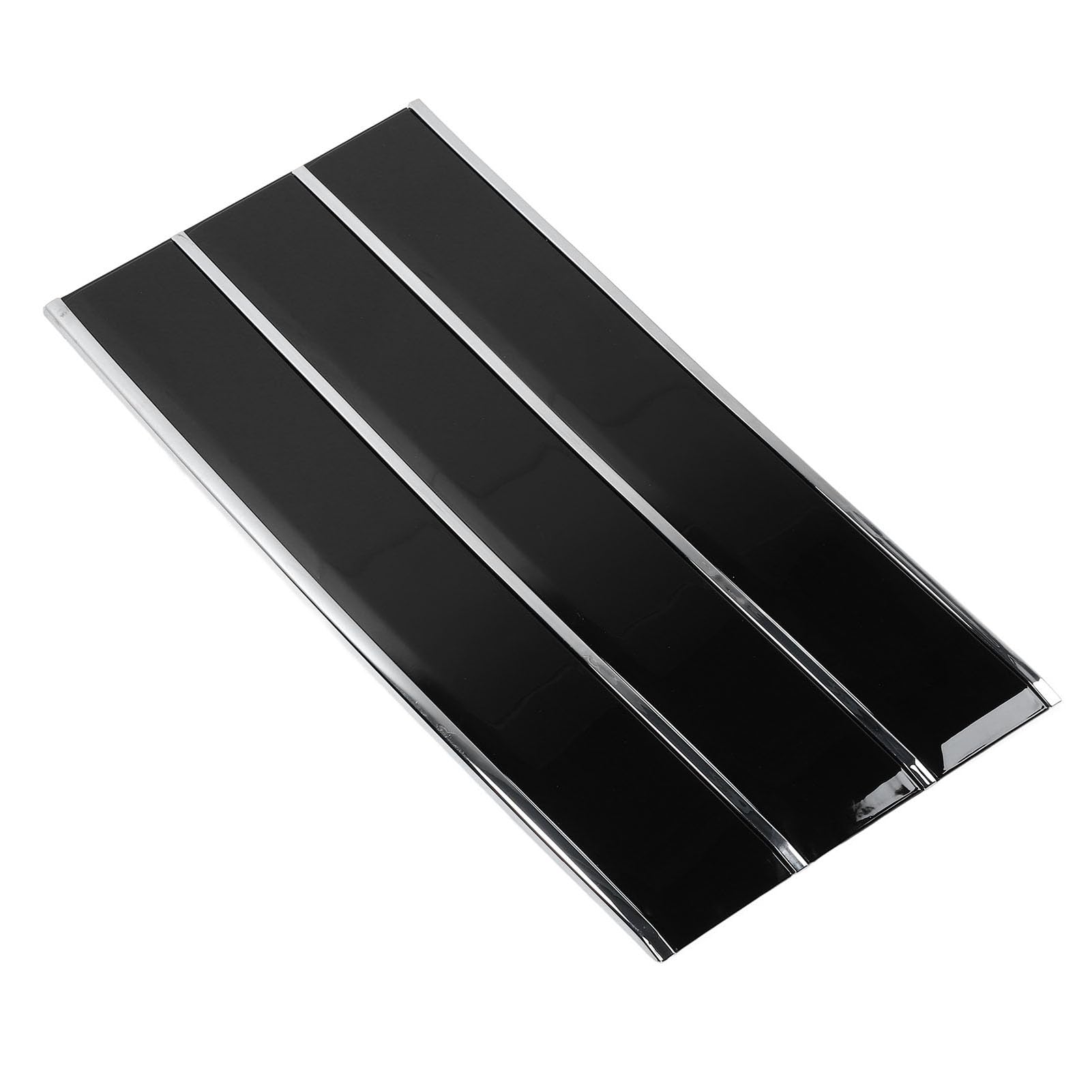 Rejilla de Ventilación para Guardabarros, Decoración Exterior, Rejilla de Ventilación Lateral para Carrocería, Reemplazo Directo, Reduce la Resistencia Al Viento con Tira Cromada