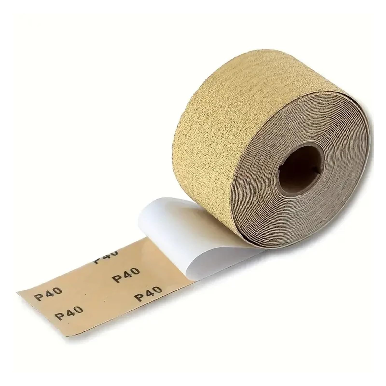 1 Rolle selbstklebendes Schleifpapier, Größe 2-3/4 x 10, PSA-Kleber-Schleifpapierblatt, geeignet for Automobil- und Holzarbeiten(1 Roll 60 Grit)