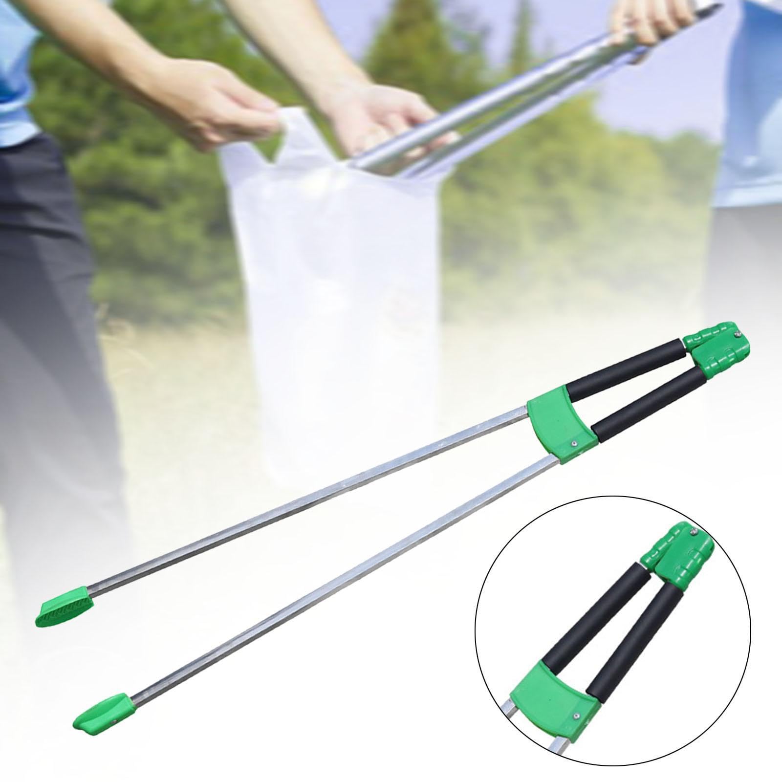 Recolector de Basura Garra Recogedora de Basura Pinza para Recoger Basura Herramienta para Alcanzar Objetos con Estructura Robusta Manejo Sencillo Ade, 88cm