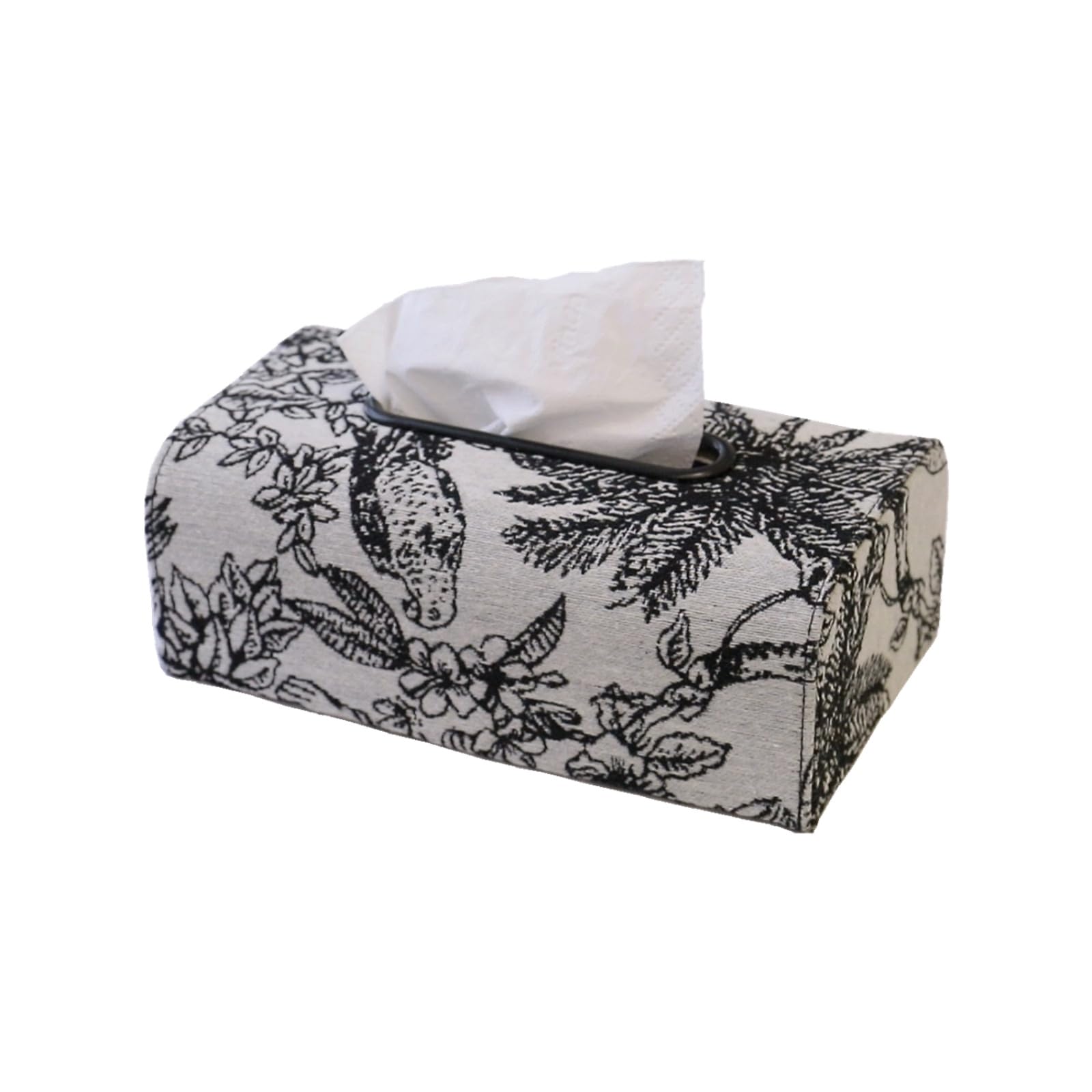 Porta Fazzoletti, Scatola per Fazzoletti di Carta Tessuta Jacquard, Fazzoletti di carta Box Rettangolare per Sala da Pranzo Camera da Letto Ufficio Hotel