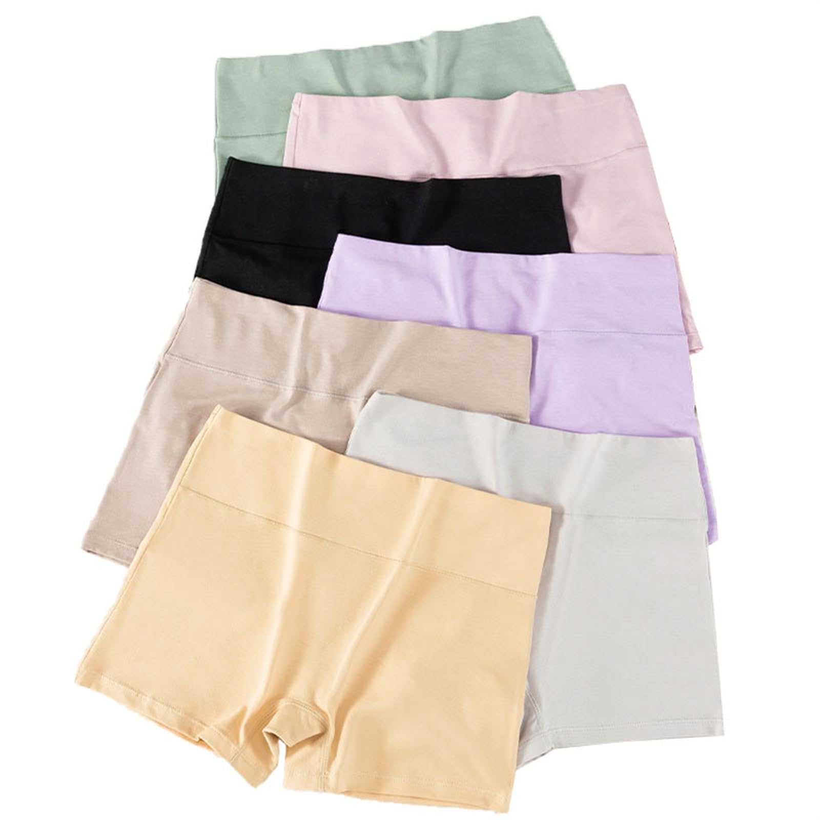 Conjunto de Ropa Interior de Talla Grande para Mujer de Mediana Edad, Bragas Suaves para Personas Mayores, Calzoncillos Tipo bóxer, Pantalones Cortos Deportivos de algodón