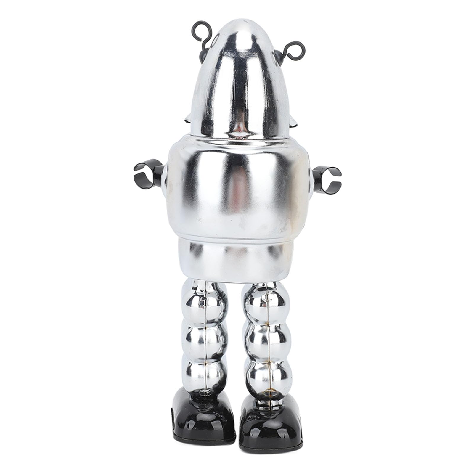 Annadue Recinzione in Metallo Robot, Figurina Meccanica a Passo per