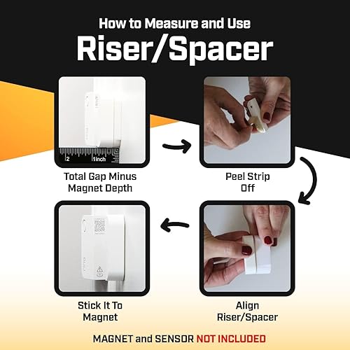 Miniatura 6 de Espaciador elevador para anillo, espaciador de sensor de seguridad para sistema de seguridad inalámbrico para el hogar, alarma de anillo de