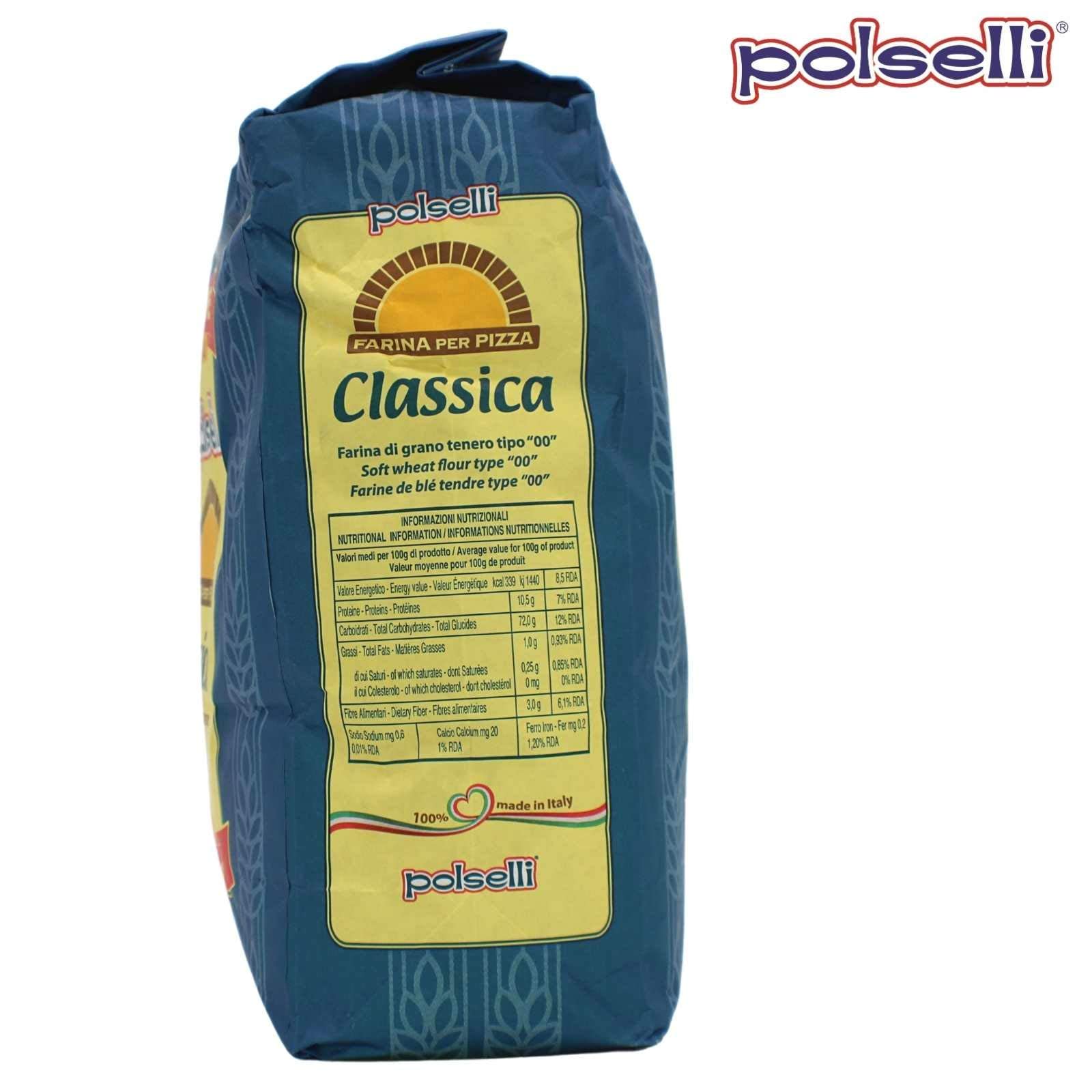 Classica, Tipo "00" Double Zero Flour Extra Fine, Italian Pizza, Bread