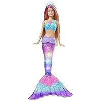 Barbie Dreamtopia Sirena Luci Scintillanti Bambola (30,4 cm, bionda)